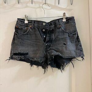Levi’s Black Denim Shorts